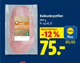 Lidl Kalkunbrystfilet, App-pris tilbud