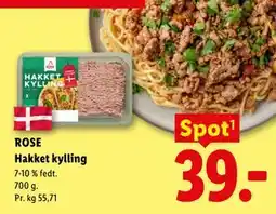 Lidl ROSE Hakket kylling tilbud