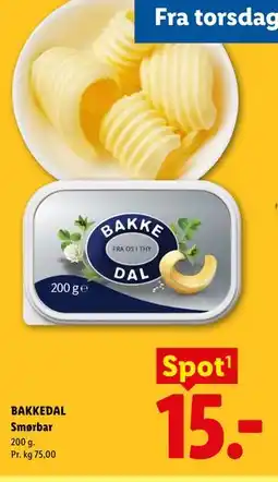 Lidl BAKKEDAL Smørbar tilbud