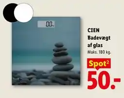 Lidl CIEN Badevægt af glas tilbud
