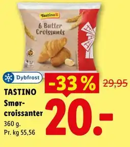 Lidl TASTINO Smørcroissanter tilbud