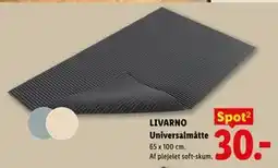 Lidl LIVARNO Universalmåtte tilbud