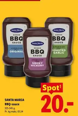Lidl SANTA MARIA BBQ-sauce tilbud
