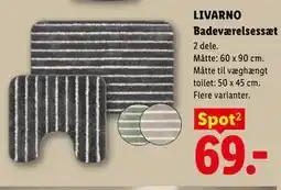 Lidl LIVARNO Badeværelsessæt tilbud