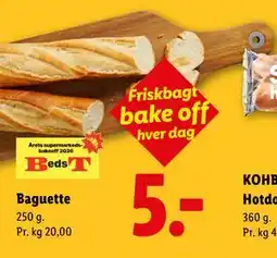 Lidl Baguette tilbud