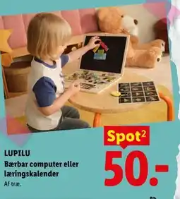 Lidl LUPILU Bærbar computer eller læringskalender tilbud