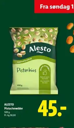 Lidl ALESTO Pistacienødder tilbud