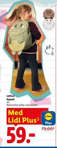 Lidl LUPILU Rygsæk, App-pris tilbud