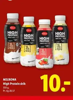 Lidl MILBONA High Protein drik tilbud