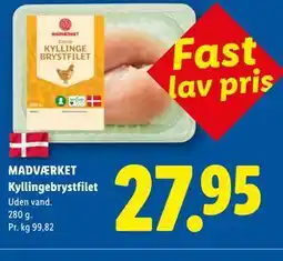 Lidl MADVÆRKET Kyllingebrystfilet tilbud
