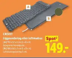 Lidl CRIVIT Liggeunderlag eller luftmadras tilbud
