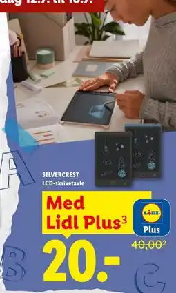 Lidl SILVERCREST LCD-skrivetavle, App-pris tilbud