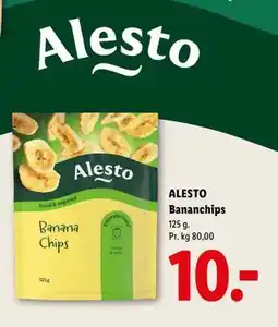 Lidl ALESTO Bananchips tilbud