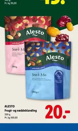 Lidl ALESTO Frugt- og nøddeblanding tilbud