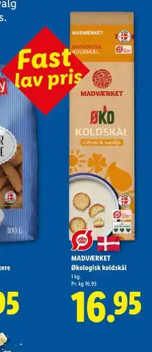 Lidl MADVÆRKET Økologisk koldskål tilbud
