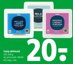 Coop 365 Coop skiveost tilbud