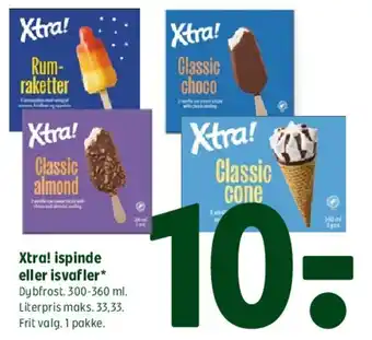 Xtra! ispinde eller isvafler