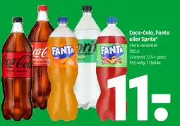 Coop 365 Coca-Cola, Fanta eller Sprite tilbud