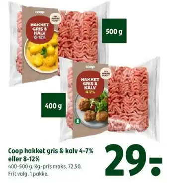 Coop 365 Coop hakket gris & kalv tilbud