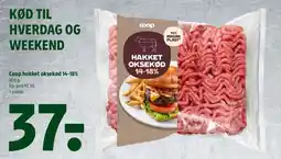 Coop 365 Coop hakket oksekød 14-18% tilbud