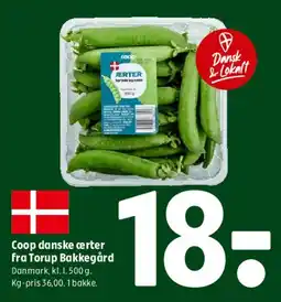 Coop 365 Coop danske ærter fra Torup Bakkegård tilbud