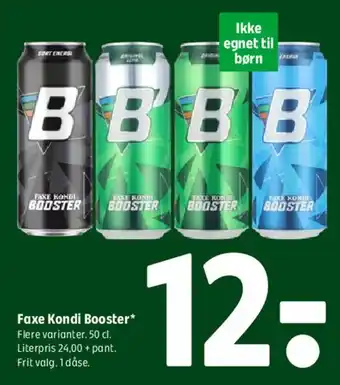 Coop 365 Faxe Kondi Booster tilbud