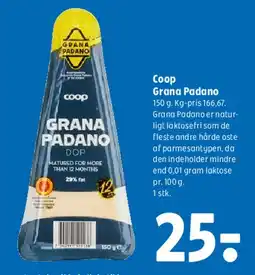 Coop 365 Grana Padano tilbud