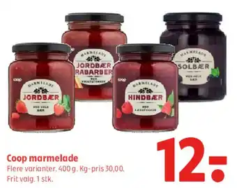 Coop 365 Coop marmelade tilbud