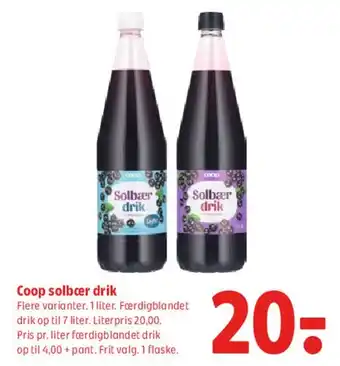 Coop 365 Coop solbær drik tilbud