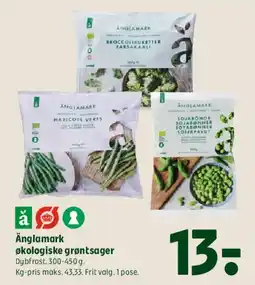 Coop 365 Änglamark økologiske grøntsager tilbud