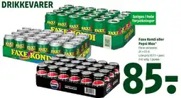 Coop 365 Faxe Kondi eller Pepsi Max tilbud