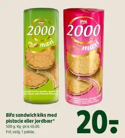 Coop 365 Bifa sandwich kiks tilbud
