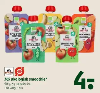 Coop 365 365 Økologisk smoothie tilbud