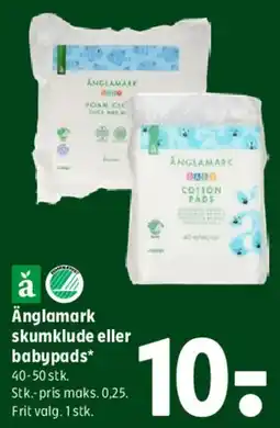 Coop 365 Änglamark skumklude eller babypads tilbud