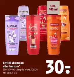 Coop 365 Elvital shampoo eller balsam tilbud