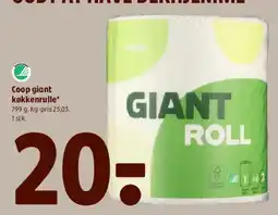 Coop 365 Coop giant køkkenrulle (Giant Roll) tilbud