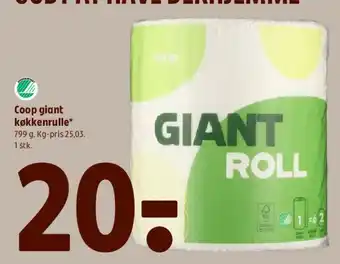 Coop 365 Coop giant køkkenrulle (Giant Roll) tilbud