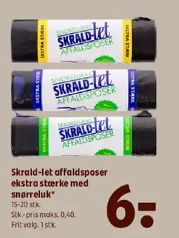 Coop 365 Skrald-let affaldsposer ekstra stærke med snøreluk tilbud