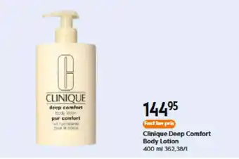 Matas Clinique Deep Comfort Body Lotion tilbud
