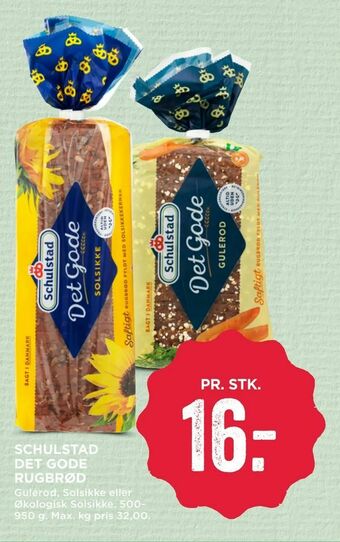 MENY Schulstad det gode rugbrød tilbud