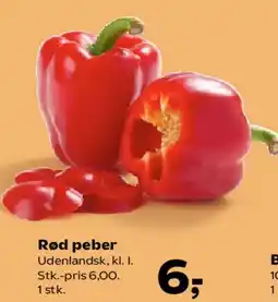 SuperBrugsen Rød peber tilbud