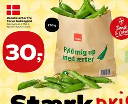 SuperBrugsen Danske ærter fra Torup bakkegård tilbud