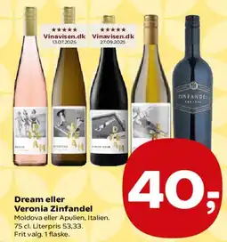 SuperBrugsen Dream eller Veronia Zinfandel tilbud