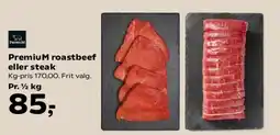 SuperBrugsen Premium roastbeef eller steak tilbud