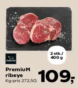 SuperBrugsen Premium ribeye tilbud