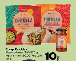 SuperBrugsen Coop Tex Mex (Tortilla) tilbud