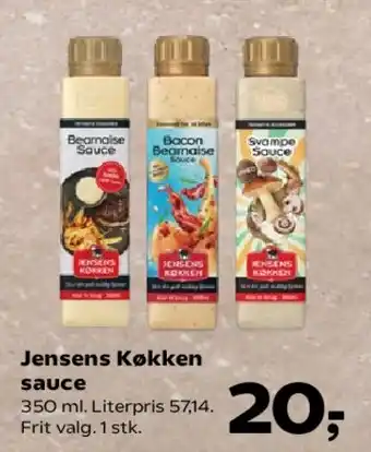 SuperBrugsen Jensens Køkken sauce tilbud