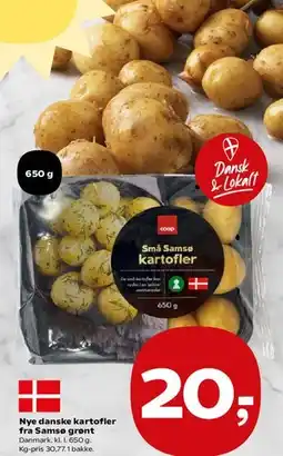 SuperBrugsen Små Samsø kartofler tilbud