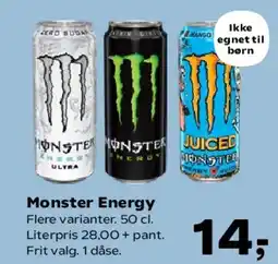 SuperBrugsen Monster Energy tilbud