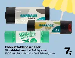 SuperBrugsen Coop affaldsposer / Skrald-let mad affaldsposer tilbud